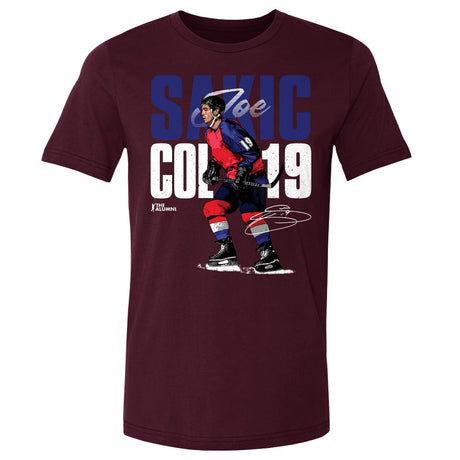 Joe Sakic Men's Cotton T-Shirt | 500 LEVEL