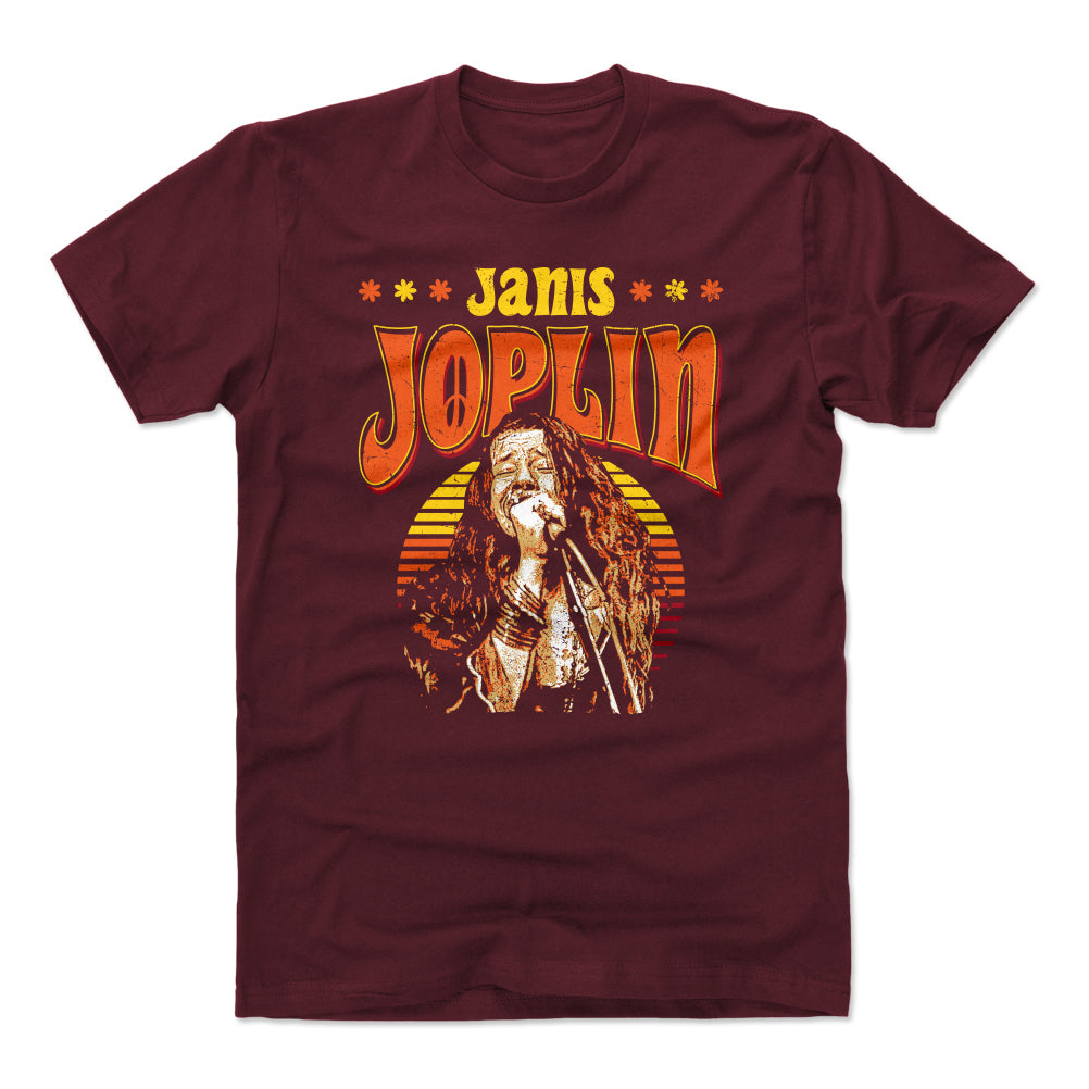 Janis Joplin Men's Cotton T-Shirt | 500 LEVEL