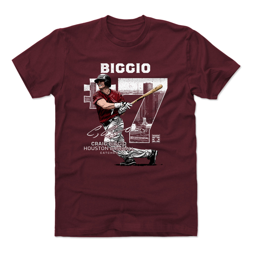 Craig Biggio Men's Cotton T-Shirt | 500 LEVEL