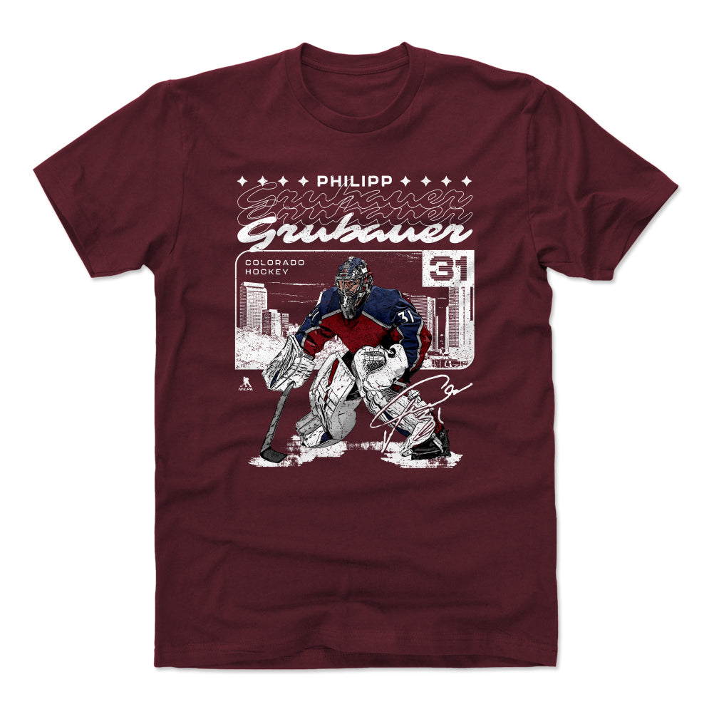 Philipp Grubauer Men&#39;s Cotton T-Shirt | 500 LEVEL