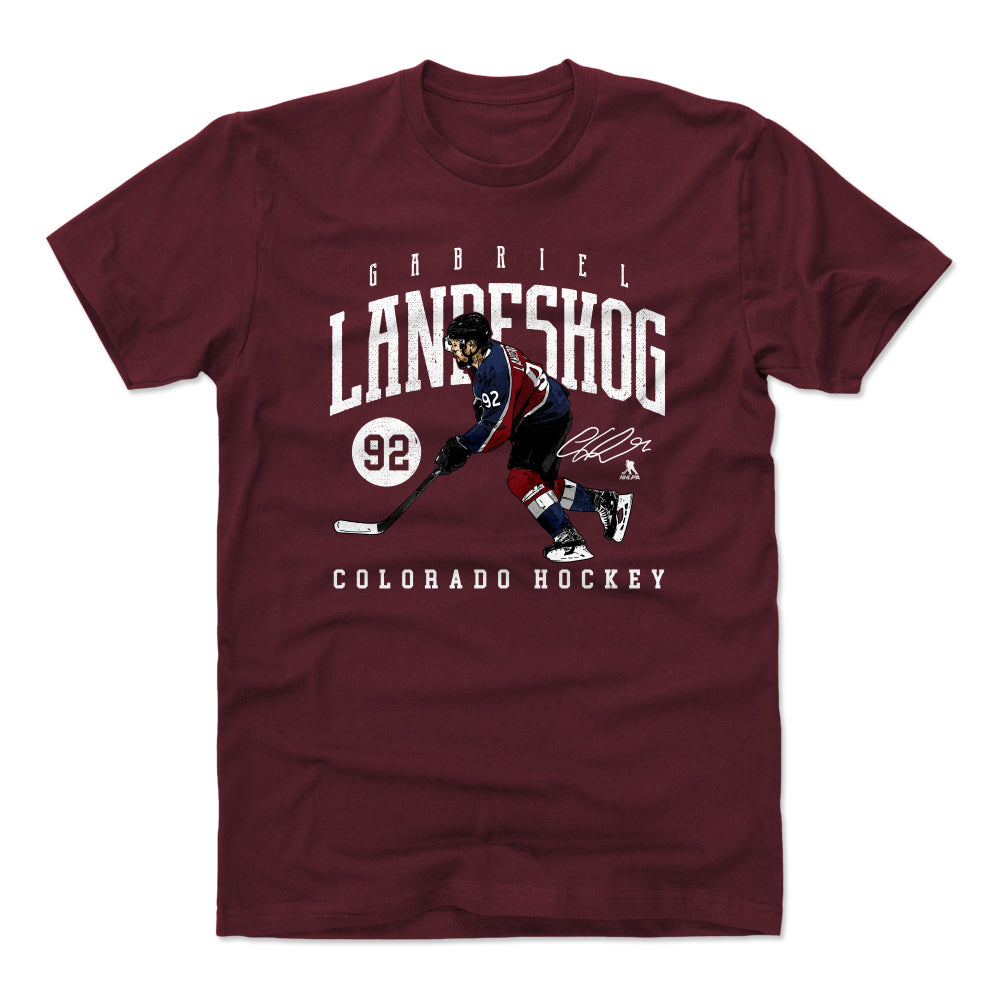 Gabriel Landeskog Men's Cotton T-Shirt | 500 LEVEL
