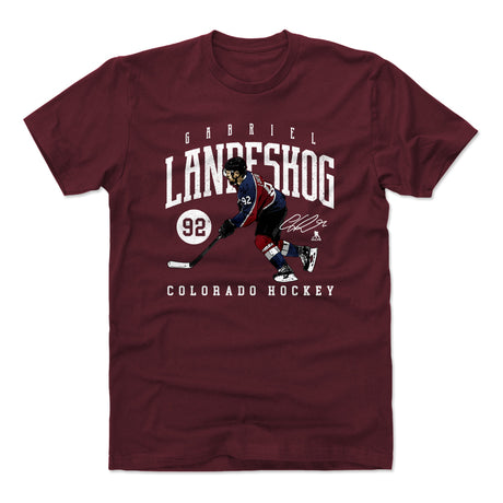 Gabriel Landeskog Men's Cotton T-Shirt | 500 LEVEL