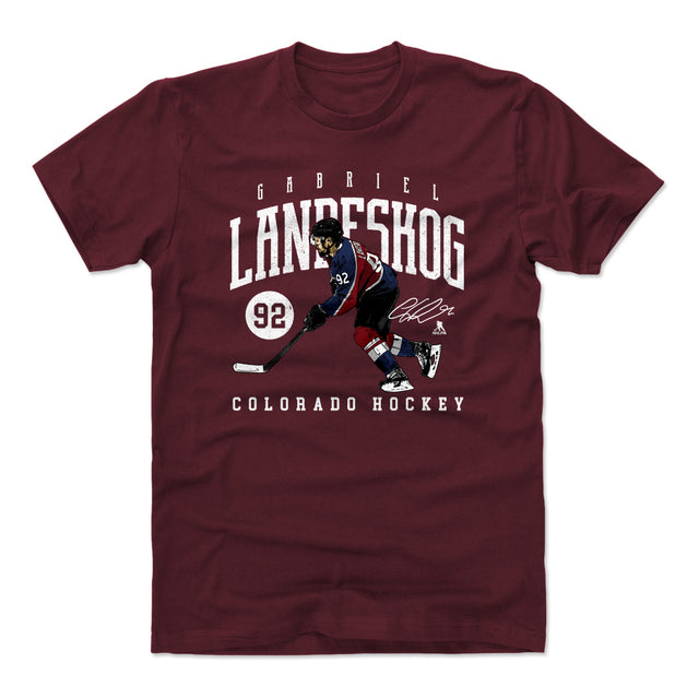 Gabriel Landeskog Men's Cotton T-Shirt | 500 LEVEL