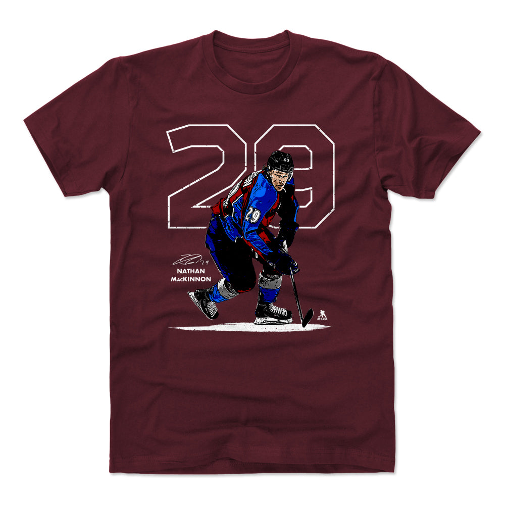 Nathan MacKinnon Men's Cotton T-Shirt | 500 LEVEL