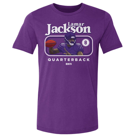 Lamar Jackson Men's Cotton T-Shirt | 500 LEVEL
