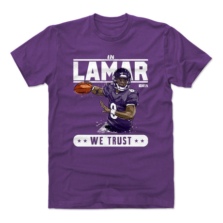 Lamar Jackson Men's Cotton T-Shirt | 500 LEVEL