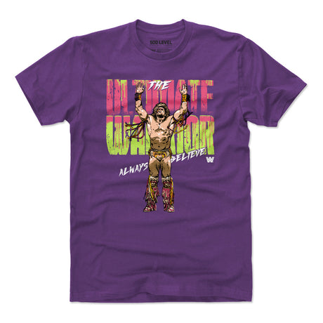 Ultimate Warrior Men's Cotton T-Shirt | 500 LEVEL