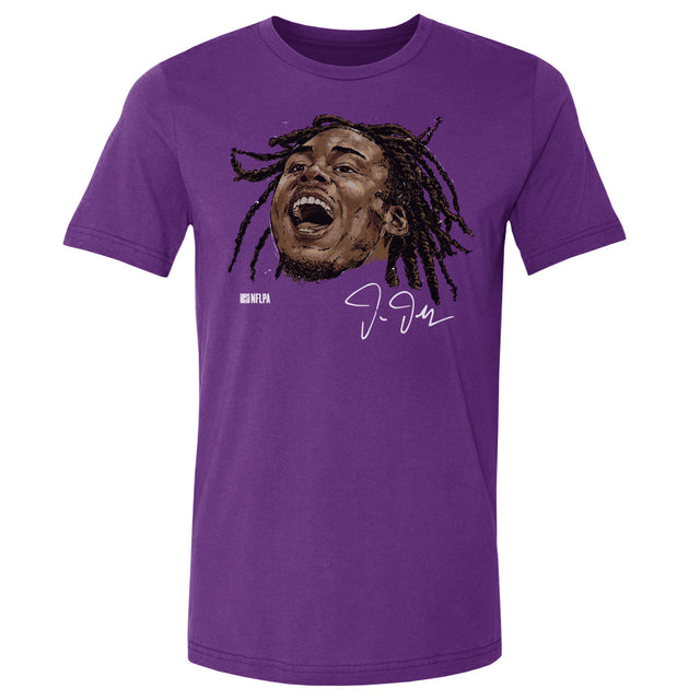 Justin Jefferson Men's Cotton T-Shirt | 500 LEVEL