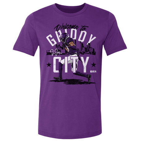 Justin Jefferson Men's Cotton T-Shirt | 500 LEVEL