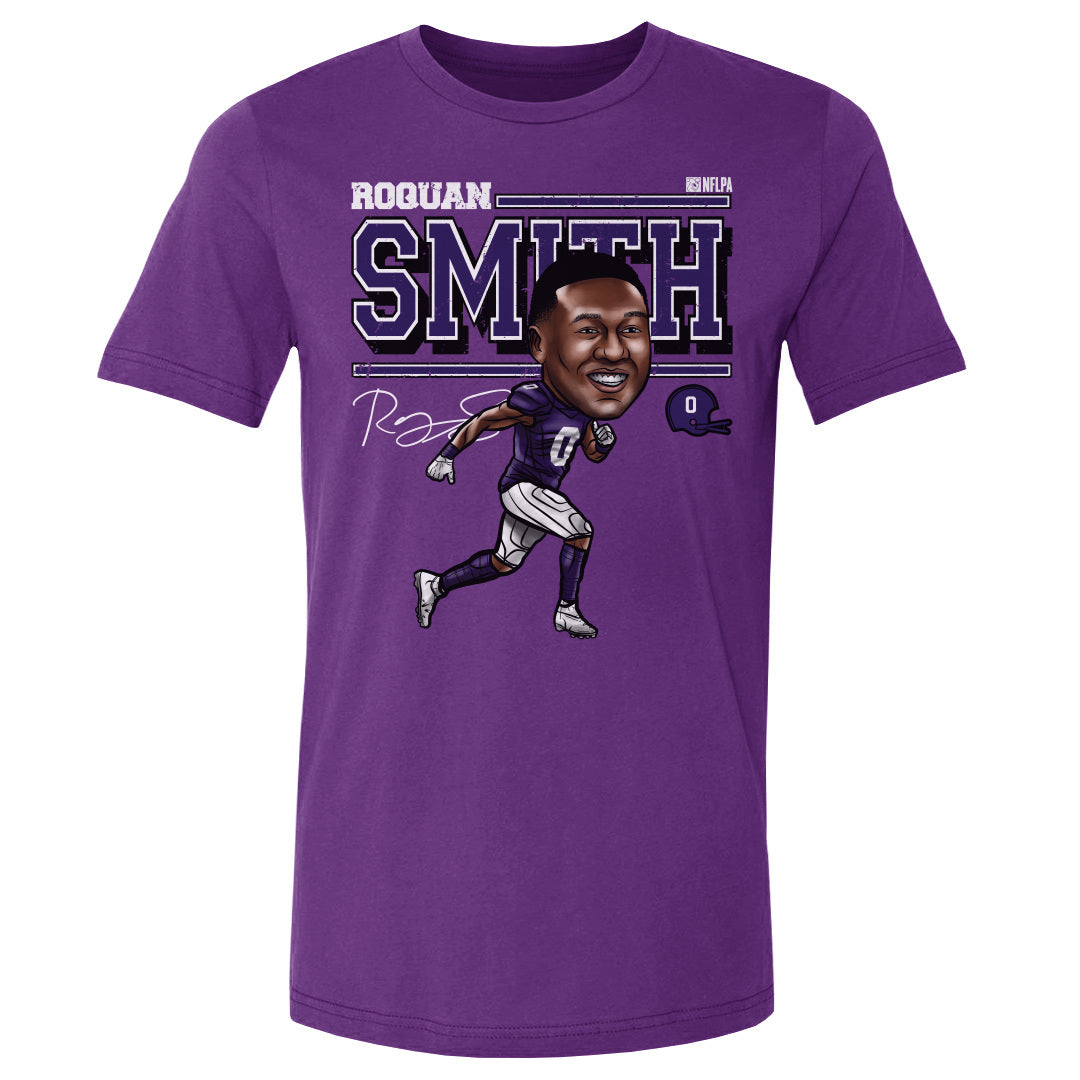 Roquan Smith Men&#39;s Cotton T-Shirt | 500 LEVEL
