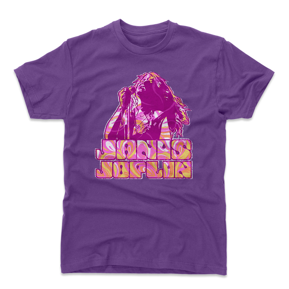 Janis Joplin Men's Cotton T-Shirt | 500 LEVEL
