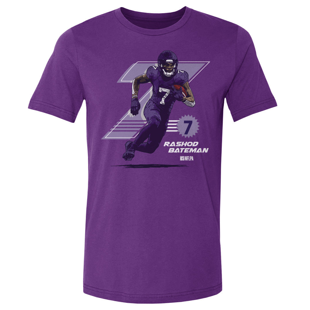 Rashod Bateman Men's Cotton T-Shirt | 500 LEVEL