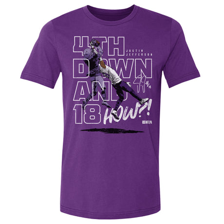 Justin Jefferson Men's Cotton T-Shirt | 500 LEVEL