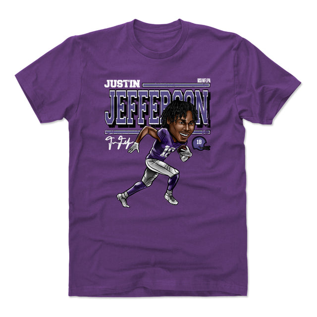 Justin Jefferson Men's Cotton T-Shirt | 500 LEVEL