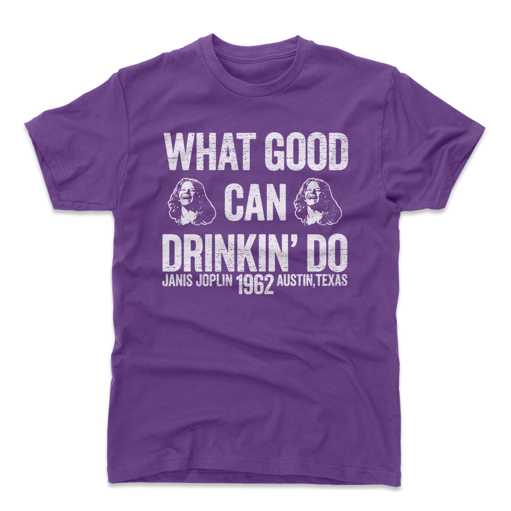 Janis Joplin Men's Cotton T-Shirt | 500 LEVEL