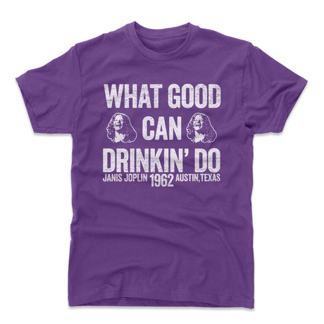 Janis Joplin Men's Cotton T-Shirt | 500 LEVEL