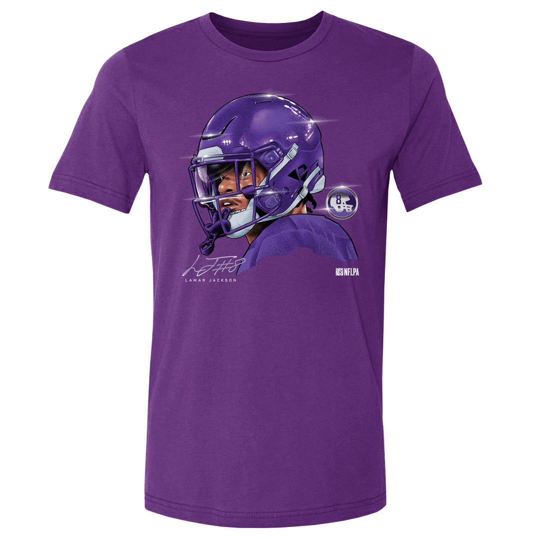 Lamar Jackson Men's Cotton T-Shirt | 500 LEVEL