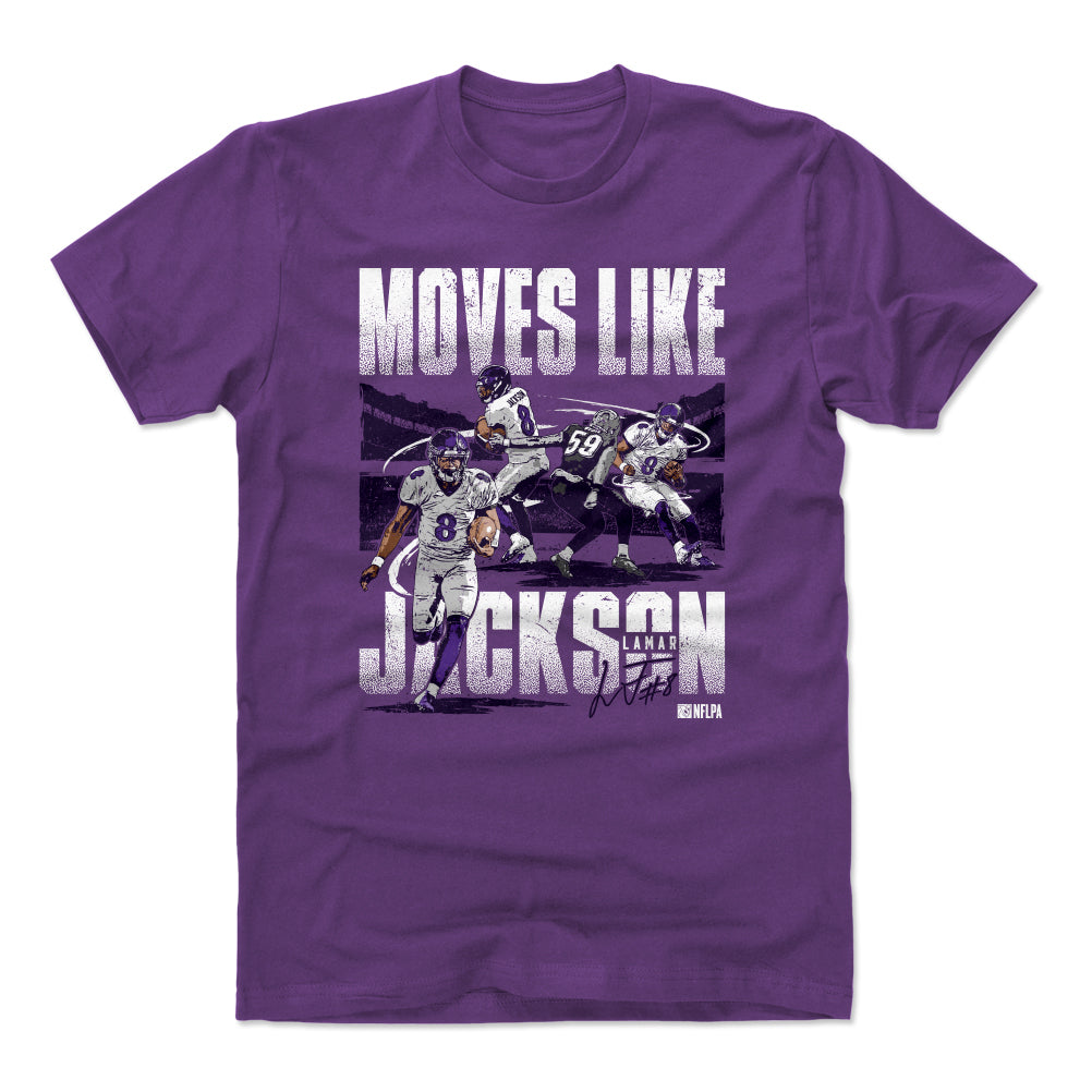 Lamar Jackson Men's Cotton T-Shirt | 500 LEVEL