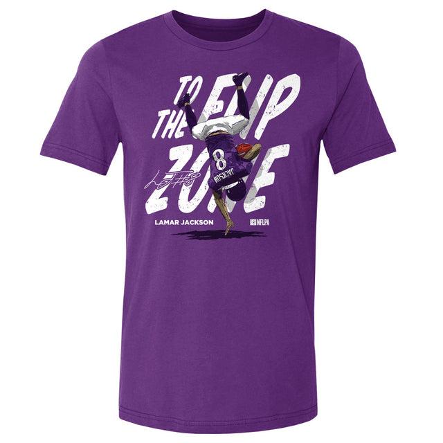 Lamar Jackson Men's Cotton T-Shirt | 500 LEVEL