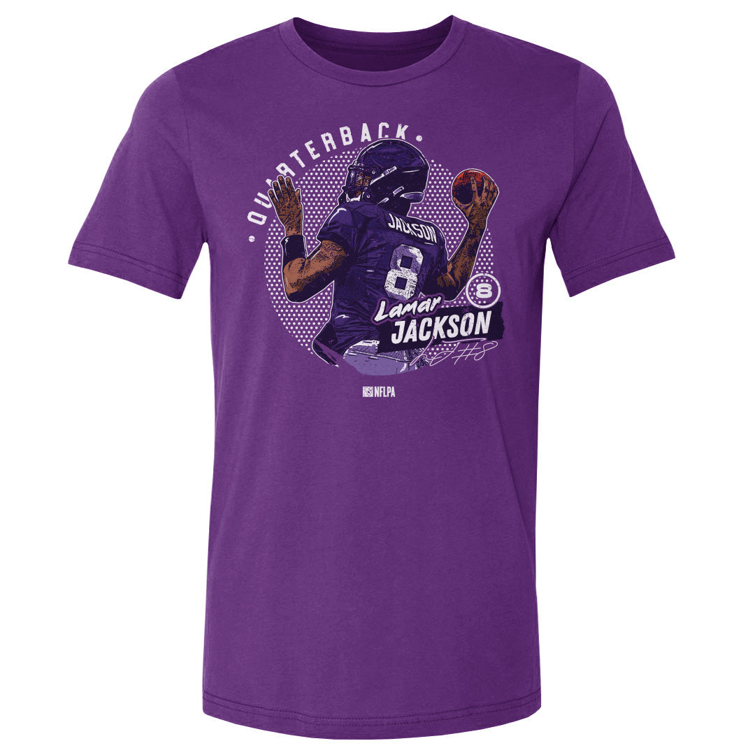 Lamar Jackson Men's Cotton T-Shirt | 500 LEVEL