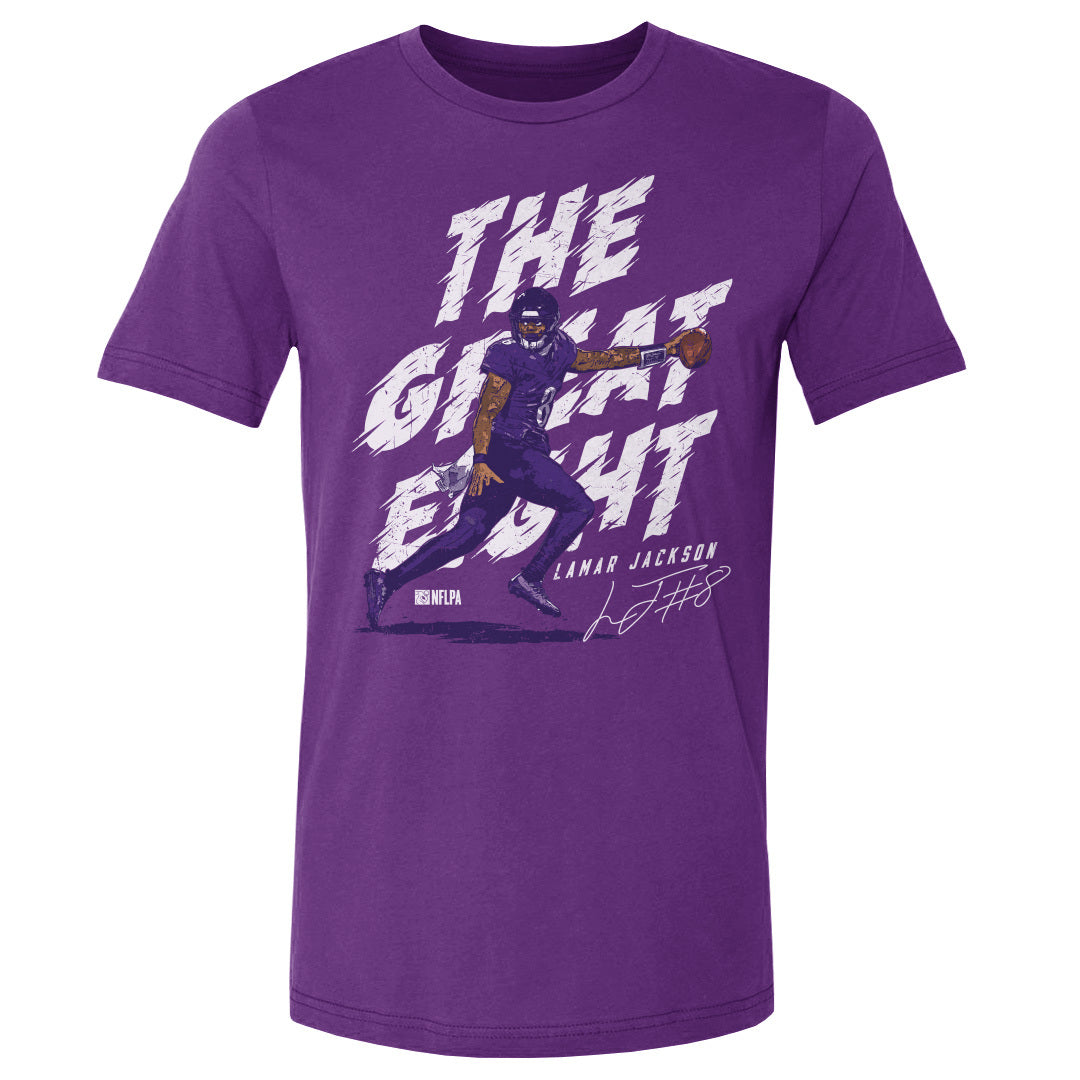 Lamar Jackson Men's Cotton T-Shirt | 500 LEVEL