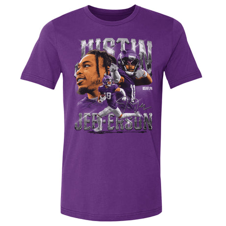 Justin Jefferson Men's Cotton T-Shirt | 500 LEVEL