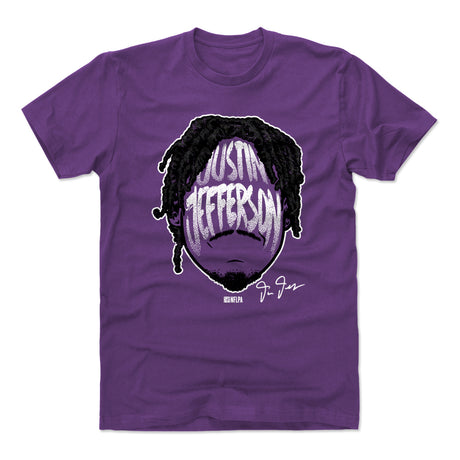 Justin Jefferson Men's Cotton T-Shirt | 500 LEVEL