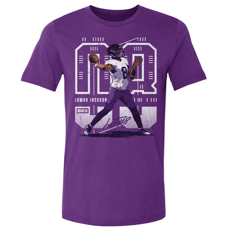 Lamar Jackson Men's Cotton T-Shirt | 500 LEVEL