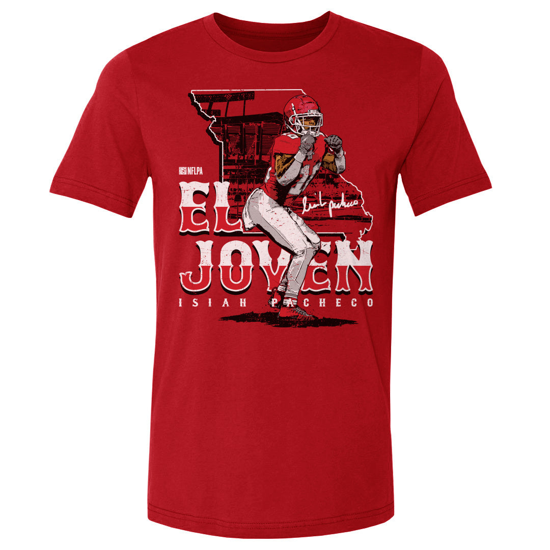 Isiah Pacheco Men's Cotton T-Shirt | 500 LEVEL