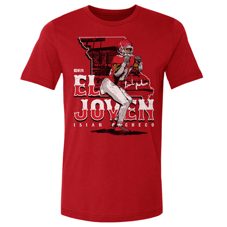 Isiah Pacheco Men's Cotton T-Shirt | 500 LEVEL