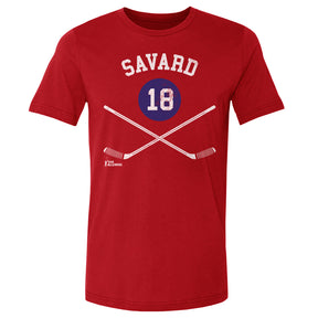 Serge Savard Men's Cotton T-Shirt | 500 LEVEL