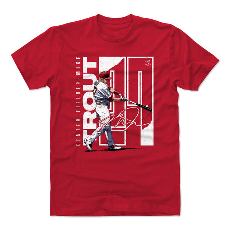 Mike Trout Men's Cotton T-Shirt | 500 LEVEL