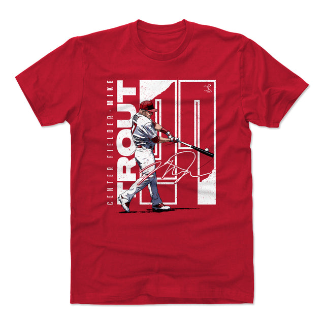 Mike Trout Men's Cotton T-Shirt | 500 LEVEL