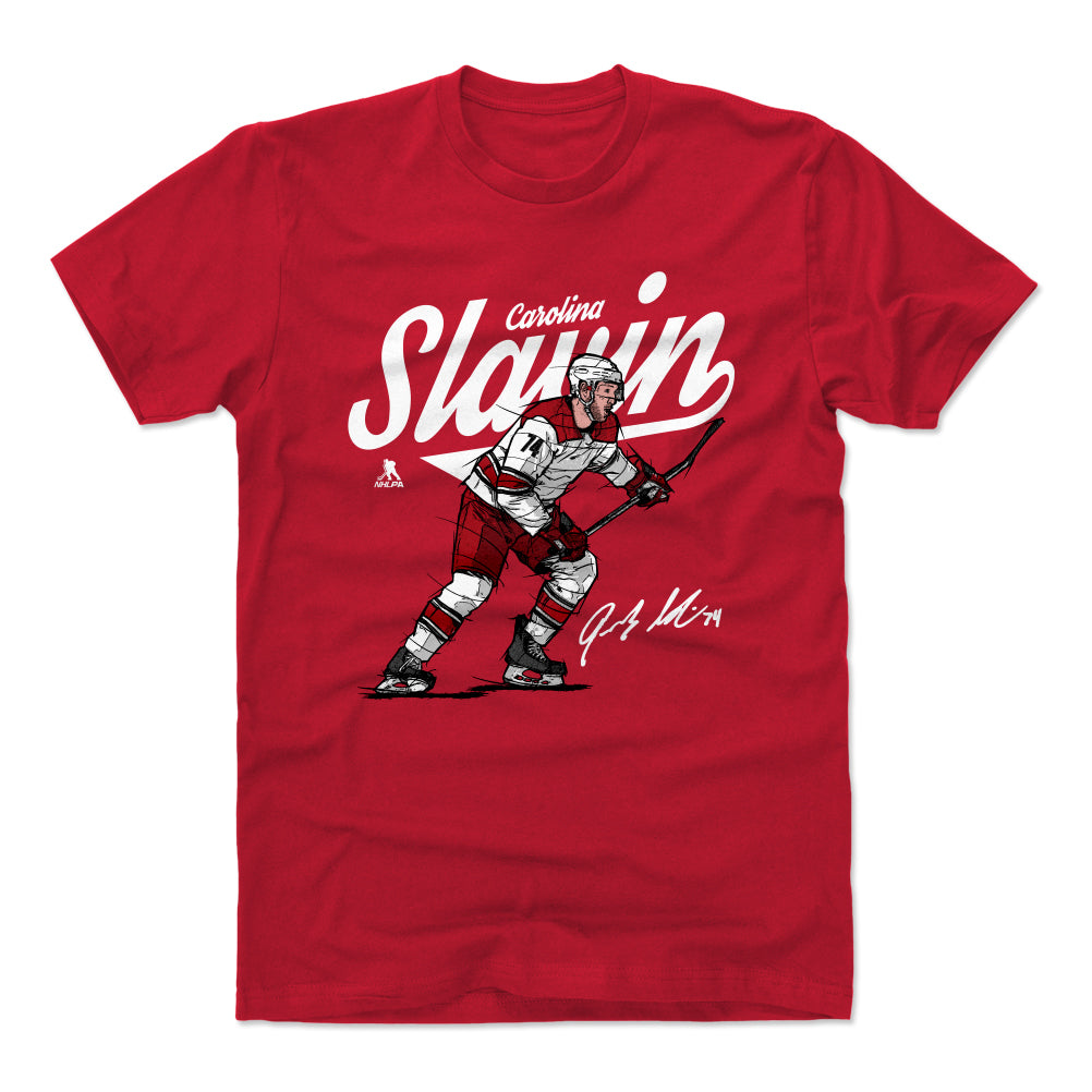 Jaccob Slavin Men's Cotton T-Shirt | 500 LEVEL
