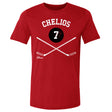 Chris Chelios Men's Cotton T-Shirt | 500 LEVEL