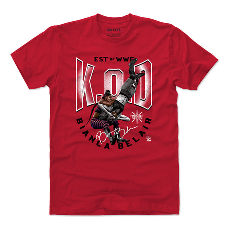 Bianca Belair Men's Cotton T-Shirt | 500 LEVEL