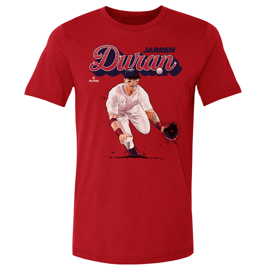 Jarren Duran Shirt | Boston Baseball Men's Cotton T-Shirt | 500