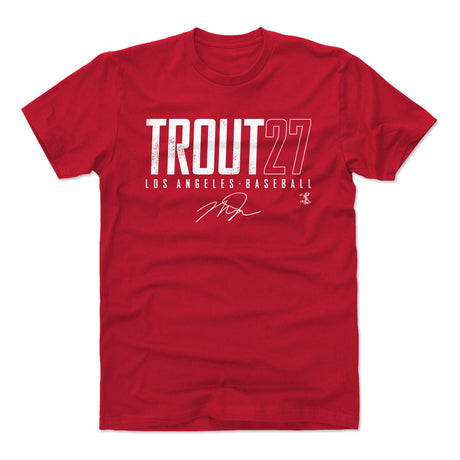 Mike Trout Men's Cotton T-Shirt | 500 LEVEL