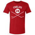 Chris Chelios Men's Cotton T-Shirt | 500 LEVEL