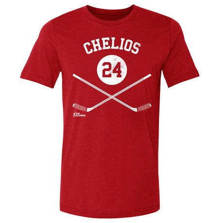Chris Chelios Men's Cotton T-Shirt | 500 LEVEL