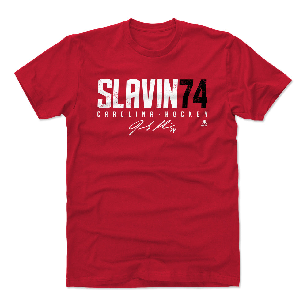 Jaccob Slavin Men's Cotton T-Shirt | 500 LEVEL