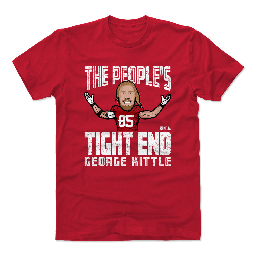 George Kittle Men's Cotton T-Shirt | 500 LEVEL