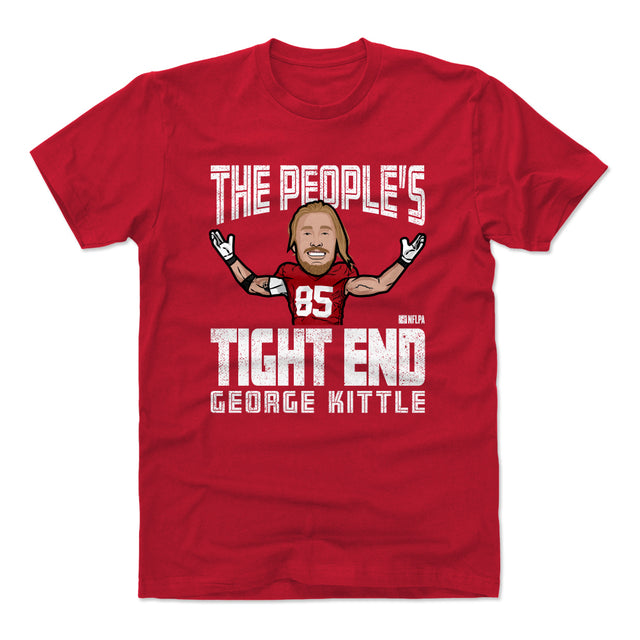 George Kittle Men's Cotton T-Shirt | 500 LEVEL