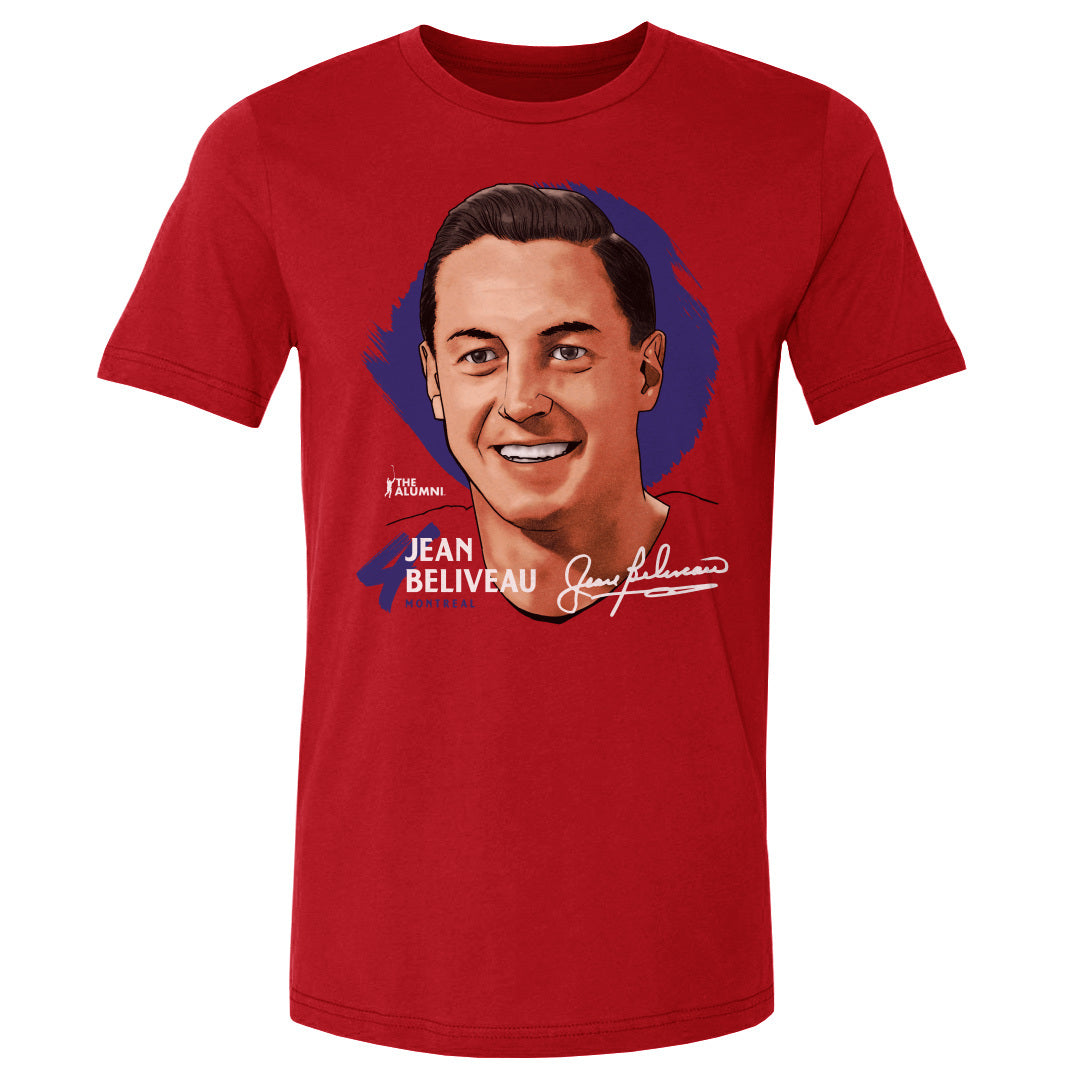 Jean Beliveau Men's Cotton T-Shirt | 500 LEVEL