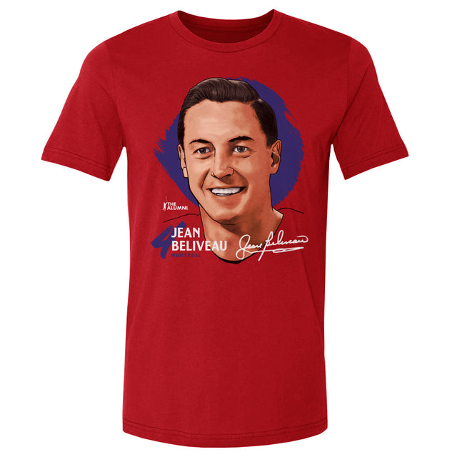 Jean Beliveau Men's Cotton T-Shirt | 500 LEVEL