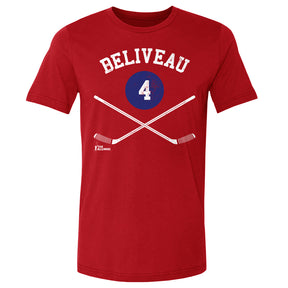 Jean Beliveau Men's Cotton T-Shirt | 500 LEVEL