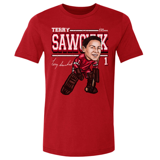 Terry Sawchuk Men's Cotton T-Shirt | 500 LEVEL