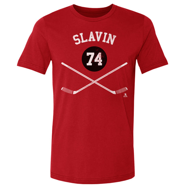 Jaccob Slavin Men's Cotton T-Shirt | 500 LEVEL