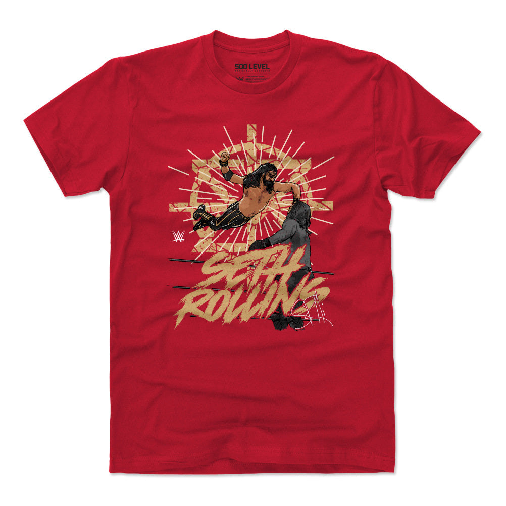 Seth Rollins Men's Cotton T-Shirt | 500 LEVEL