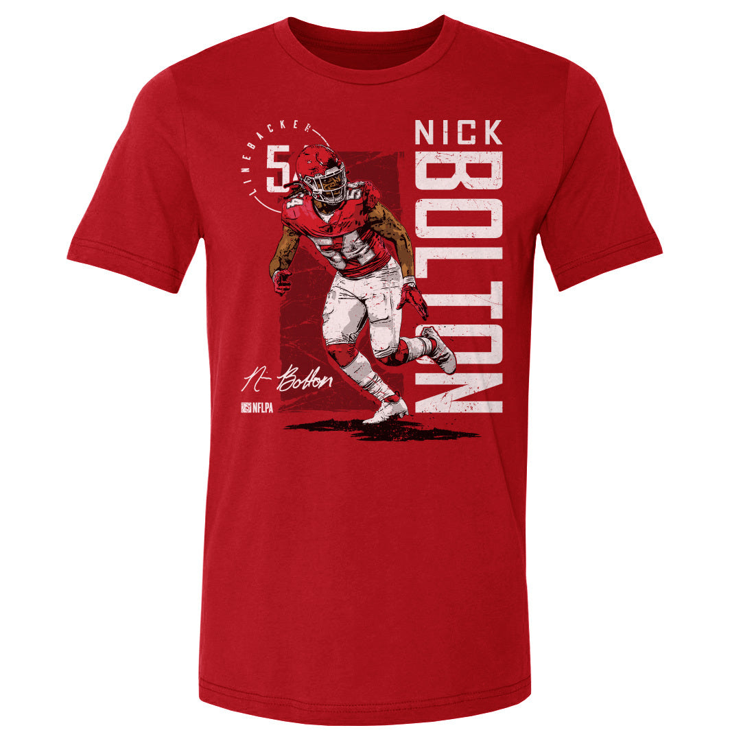 Nick Bolton Men&#39;s Cotton T-Shirt | 500 LEVEL